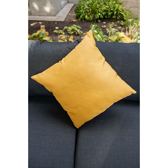 Set colțar mare din aluminiu cu măsuță MASSIMO negru