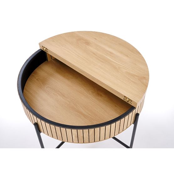 Set DANTE de 2 bănci, natural/negru (1p=1set)