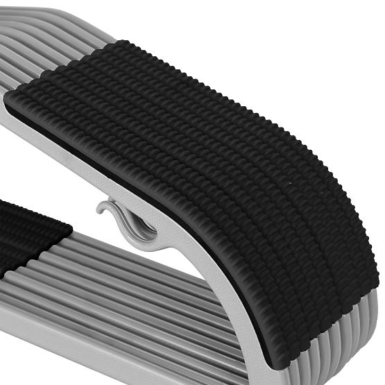 Set de 10 umerașe Flexi gri-negru