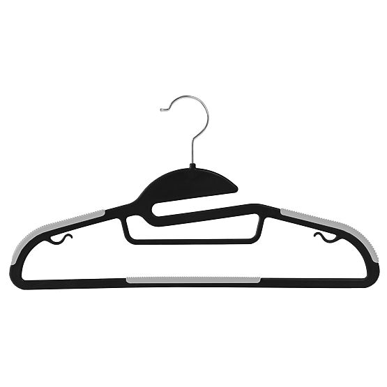 Set de 10 umerașe Flexi negru-gri