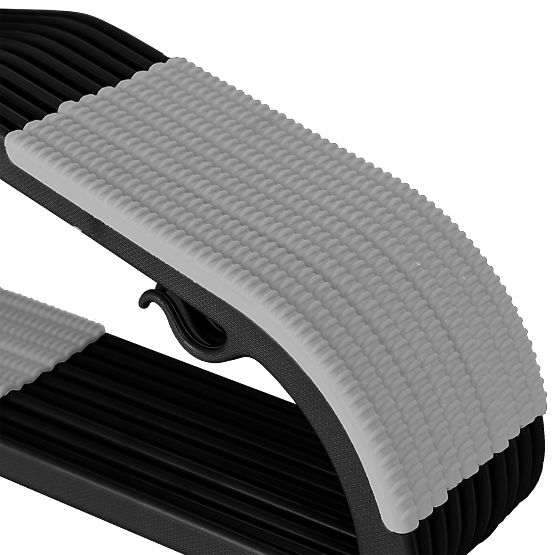 Set de 10 umerașe Flexi negru-gri