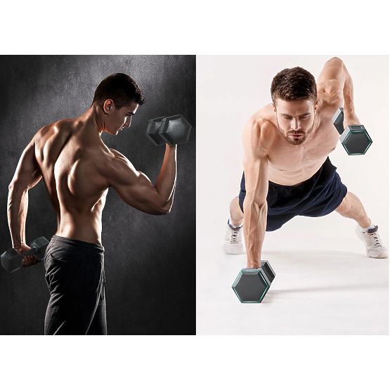 Set de 2 gantere OLIMP gantere 2x5 kg