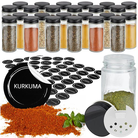 Set de 24 Borcane de Condimente MARSALA