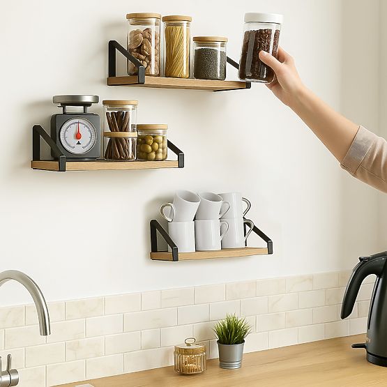 Set de 3 rafturi loft SIRIN craft