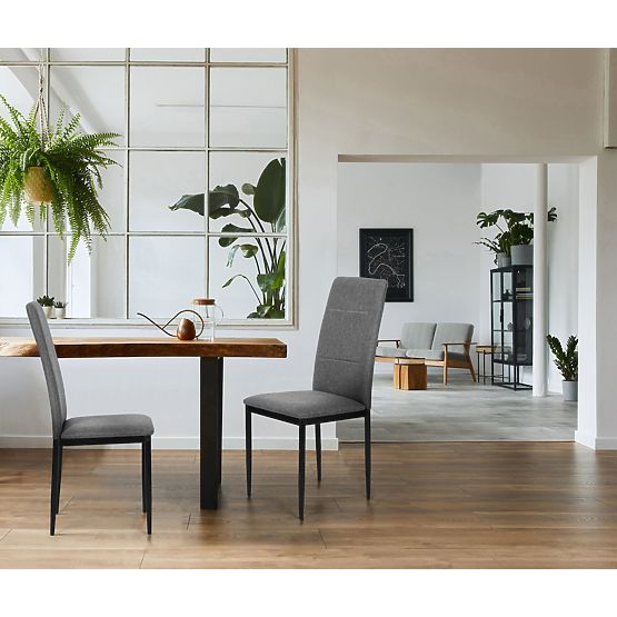 Set de 4 scaune de sufragerie și dining - gri