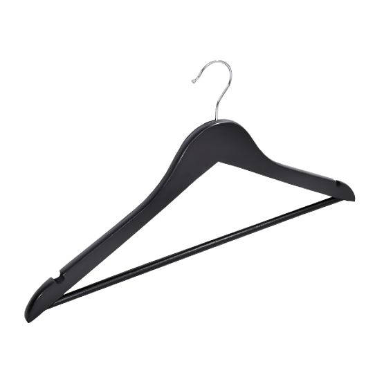 Set de 5 umerașe din lemn RONDO negru
