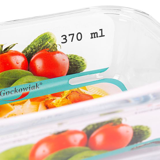 Set de 6 recipiente din sticlă pentru alimente AMALFI