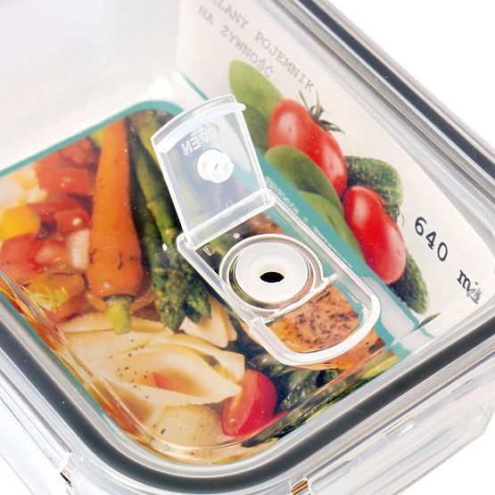 Set de 6 recipiente din sticlă pentru alimente AMALFI