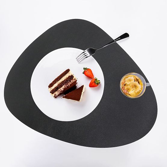 Set de 8 suporturi pentru masă TRIVAL BLACK