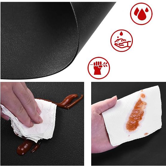 Set de 8 suporturi pentru masă TRIVAL BLACK