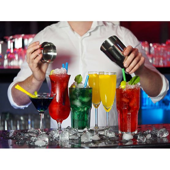 Set de barman CHESTER cromat 12 piese