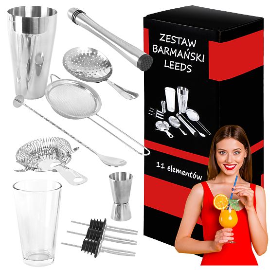 Set de barman Leeds 11 piese