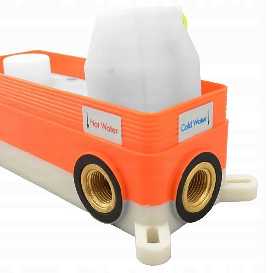 Set de cadă-duș încastrat Rea Lungo Cupru + BOX