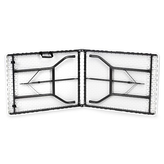 Set de catering masă de banchet 180 cm 2 bănci alb ModernHome