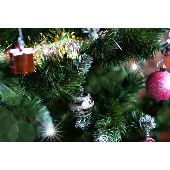 Set de decorațiuni de Crăciun Lila/Rose 208 buc