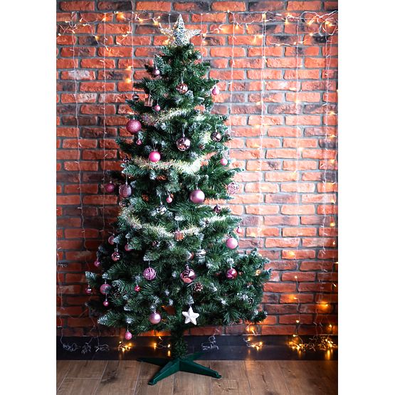 Set de decorațiuni de Crăciun Lila/Rose 208 buc