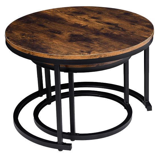 Set de două mese loft Galen Rustic