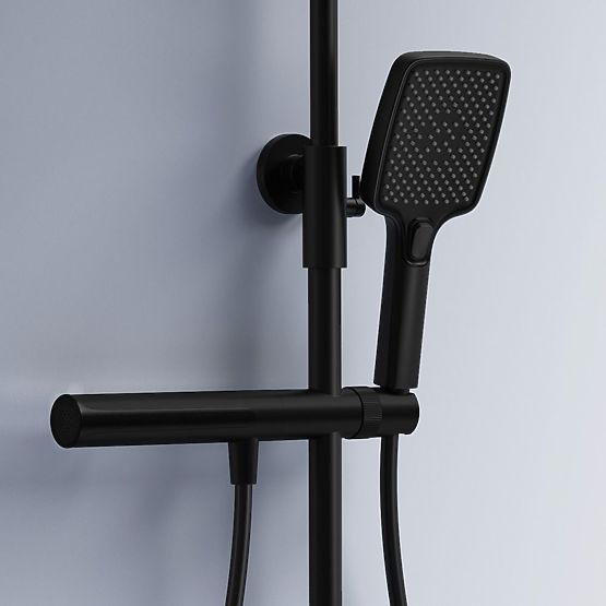 Set de duș cu termostat REA Pedro Negru