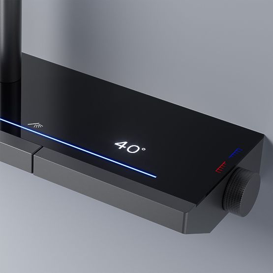 Set de duș cu termostat REA Pedro Titan