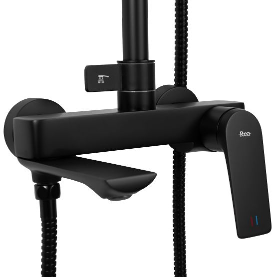 Set de duș REA AVALON NEGRU