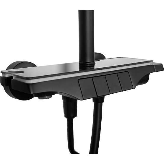 Set de duș REA Savio cu afișaj LED Negru