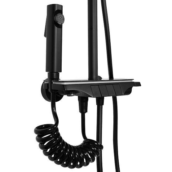 Set de duș REA Savio cu afișaj LED Negru