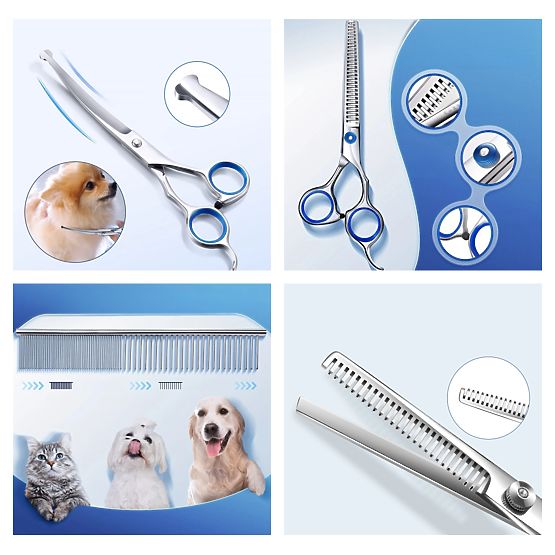 Set de foarfece pentru animale GROMMY pentru câini și pisici