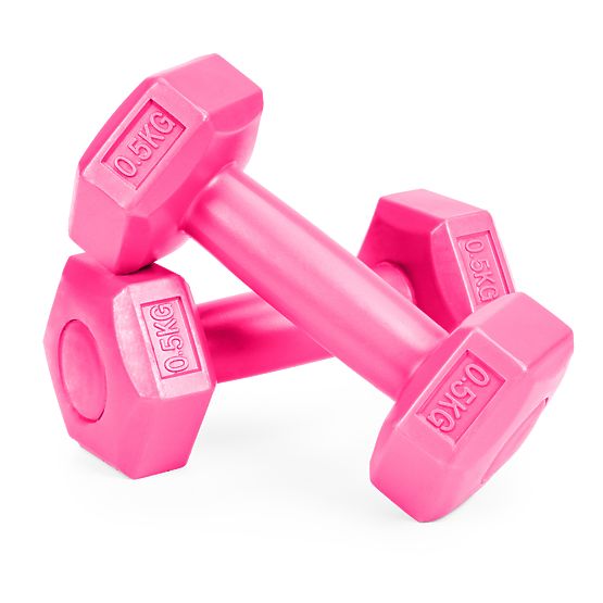 Set de gantere fitness 2x 0,5 kg