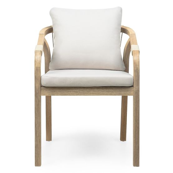 Set de grădină Castello, masă extensibilă 200-295 cm + 6 scaune cu împletitură, lemn de salcâm FSC