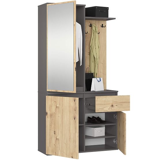 SET DE HOL ENTRO PK GRAFITE GRI / STEJAR ARTISAN