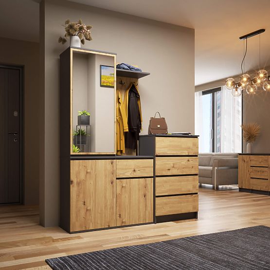 SET DE HOL ENTRO PK GRAFITE GRI / STEJAR ARTISAN