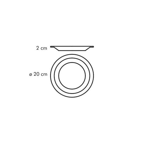 Set de masă GUSTITO culoare albă tescoma