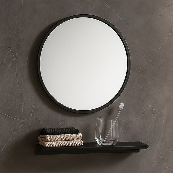 Set de mobilier de baie cu lavoar Molly 40 cm Gri