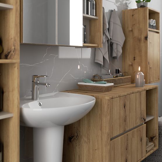 SET DE MOBILIER DE BAIE SUSPENDAT VAMI STEJAR ARTISAN / CAȘMIR