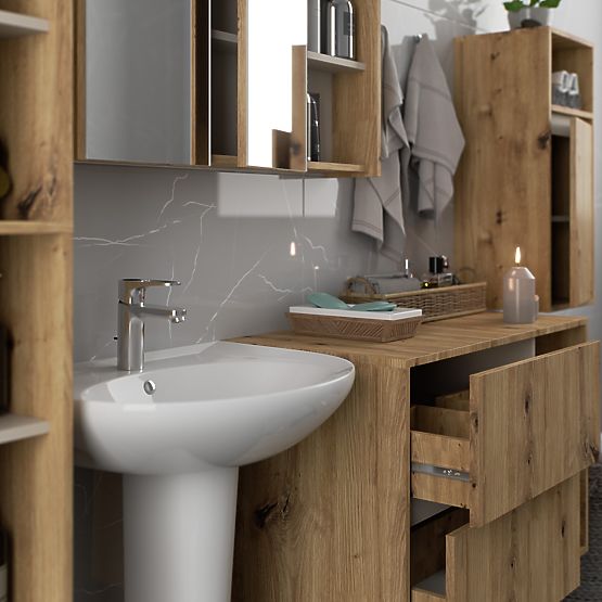 SET DE MOBILIER DE BAIE SUSPENDAT VAMI STEJAR ARTISAN / CAȘMIR