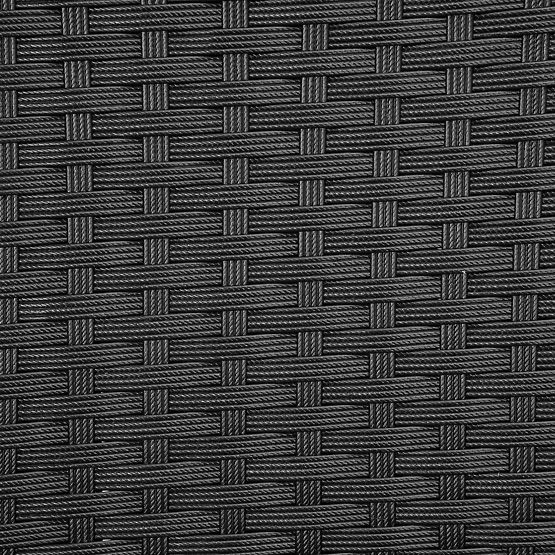 Set de mobilier de grădină din tehnoratan MAGNOLIA negru cu perne gri