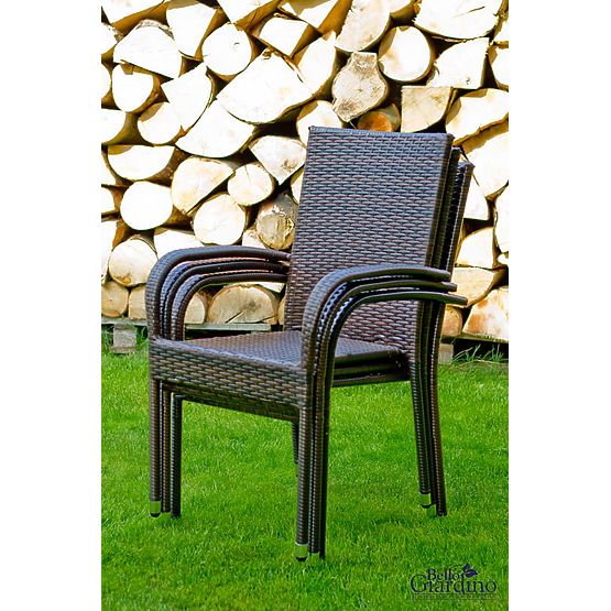 Set de mobilier de sufragerie din tehnoratan (masă 150×90 cm + 6 × scaune) AVVICENTE, negru