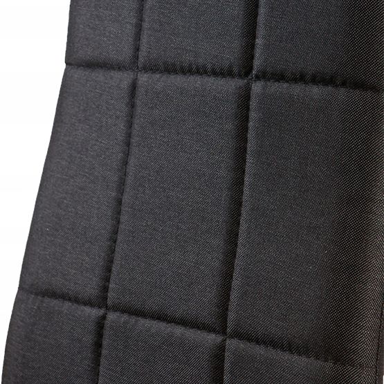 Set de scaune tapițate pentru sufragerie și living 4 bucăți negre