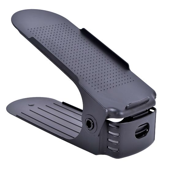 Set de suporturi reglabile pentru pantofi 10 bucăți negru