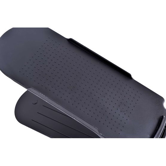 Set de suporturi reglabile pentru pantofi 10 bucăți negru