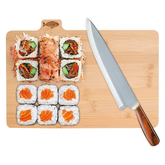 Set de tocătoare din bambus Skara, 4 piese