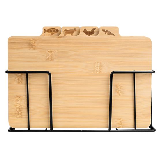 Set de tocătoare din bambus Skara, 4 piese