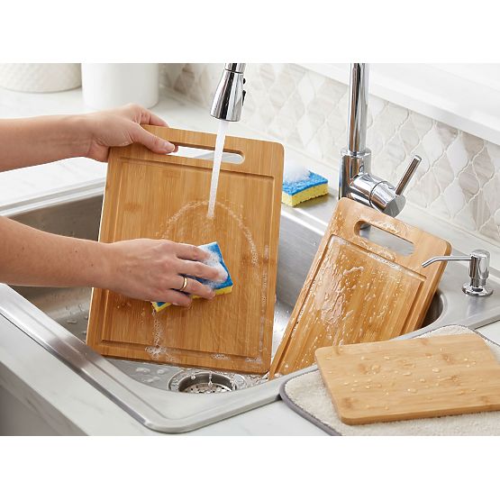 Set de tocătoare din bambus TAVOLA 3 bucăți