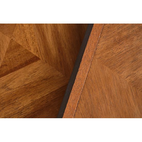 Set ELZA de 2 bănci, nuc / negru (1p=1buc)