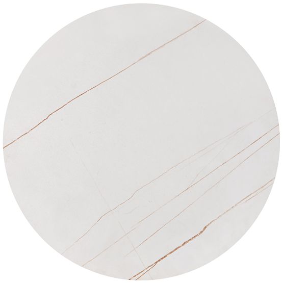 Set FATIMA de 2 mese, marmură albă / auriu (1p=1buc)