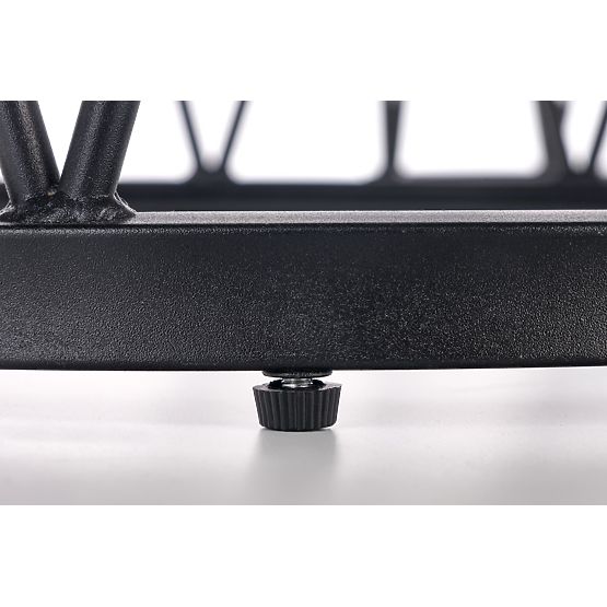 Set FORMOSA de 2 bănci, marmură albă / negru (2p=1buc)