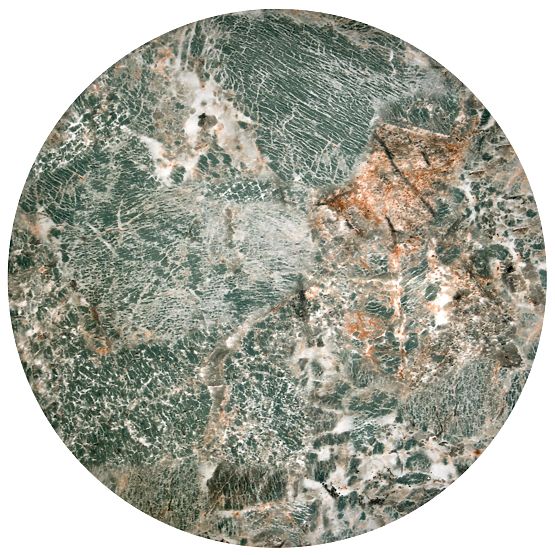 Set INES de 2 mese, marmură verde / negru (1p=1set)