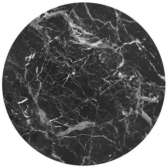 Set JAVA de 2 bănci, marmură neagră / negru (1p=1buc)