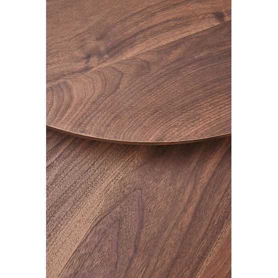 Set JAVA de 2 bănci, nuc / negru (1p=1buc)