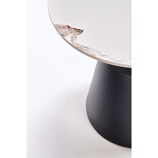 Set MAGNETA de 2 bănci, marmură albă / negru (2p=1buc)